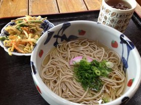 2014/6/19 本日のお昼ごはん☆ かき揚げそば